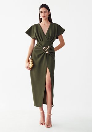 BWLDR, SHAYA - Robe fourreau - khaki