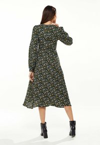 Liquorish WITH NECK DETA - Day dress - multi coloured