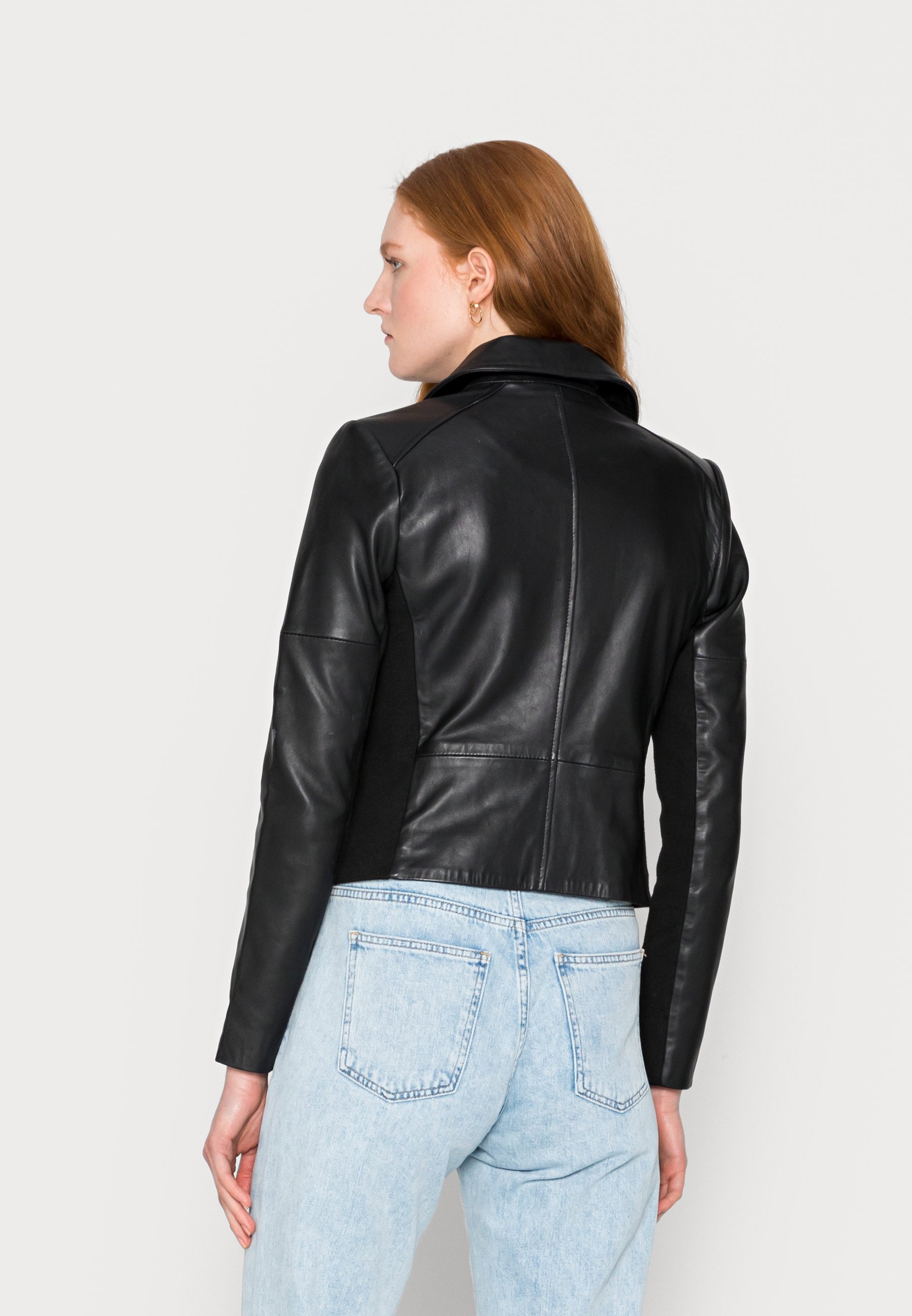 Ibana BLOOM - Leren jas - black/zwart - Zalando.nl