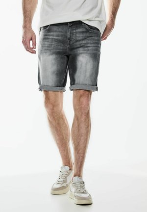 ELASTISCHE - Denim shorts - grau