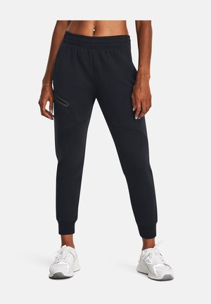 UNSTOPPABLE FLEECE - Tepláky - black
