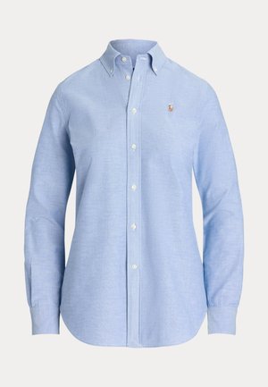 Polo Ralph Lauren, THE ICONIC STRETCH SLIM FIT OXFORD SHIRT - Gombos blúz - blue