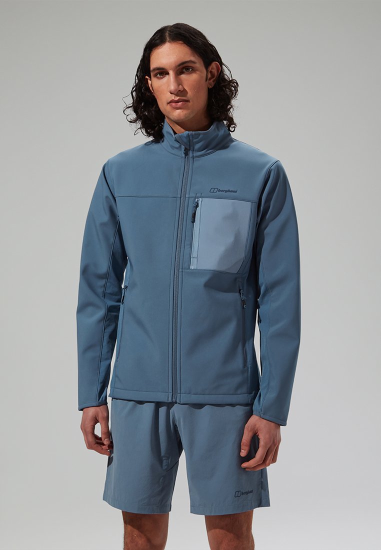 Berghaus Softshelljas blauwgrijs