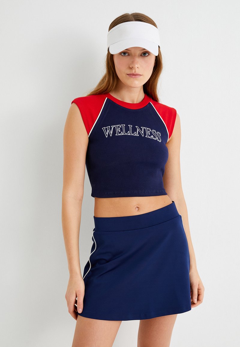 Koton CROP granatowy