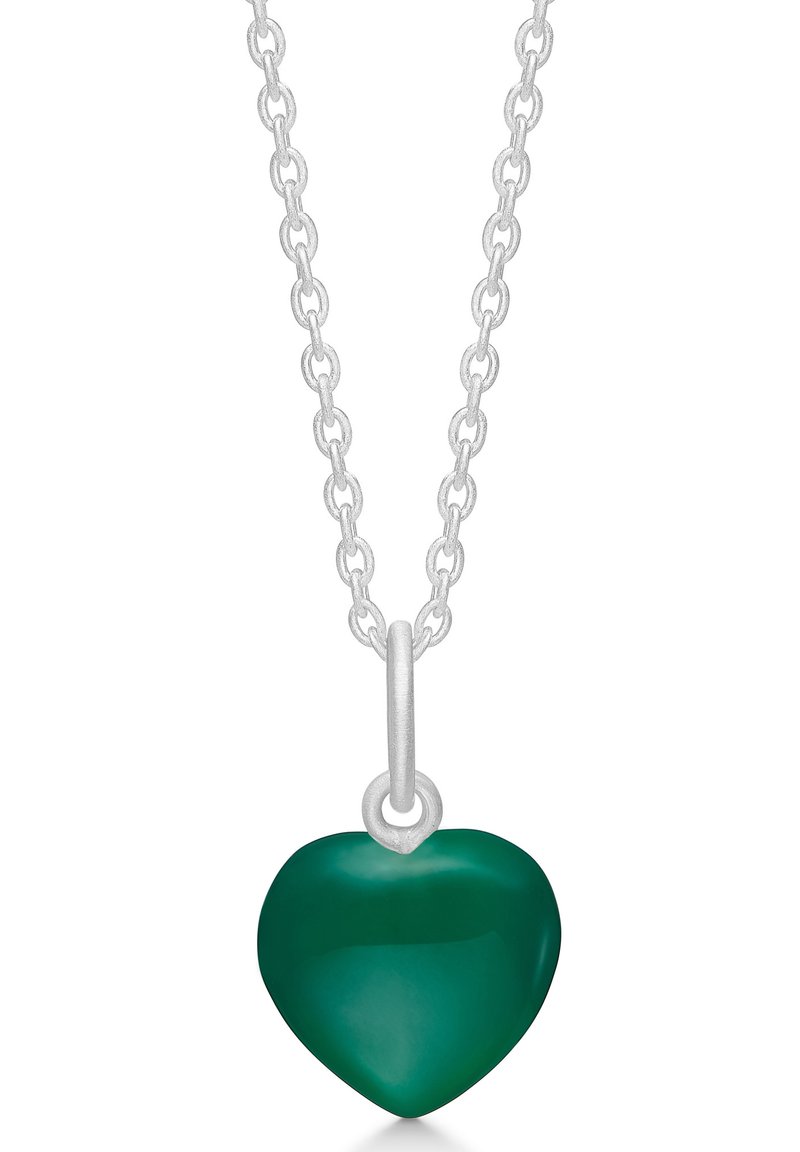 Damen Halsketten | Lisberg Jewellery STONE HEART Halskette silver/silberfarben - VD94367 Damen Halsketten | Lisberg Jewellery STONE HEART Halskette silver/silberfarben - VD94367