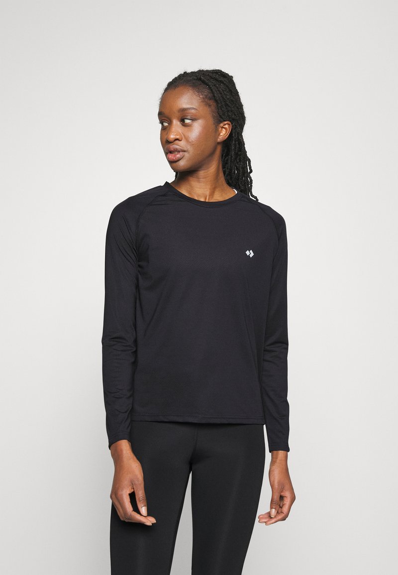 Nike Performance ACADEMY DRILL TOP - T-shirt à manches longues - black/white/white/noir