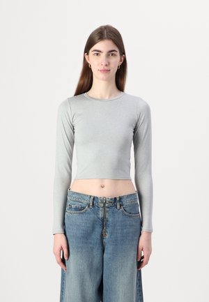 FLAT SEAMLESS CREW  - Ilgarankovis viršutinės dalies drabužis - grey