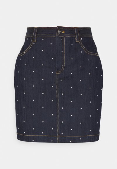 Cinq à Sept DITSY RHINESTONE LYNETTE SKIRT - Falda de tubo - indigo