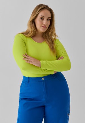 Vero Moda Curve VMJOANN BODYSTOCKING - Μπλούζα με μακριά μανίκια - love bird