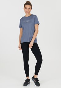 Endurance WANGE MELANGE - T-shirt till träning - blauw