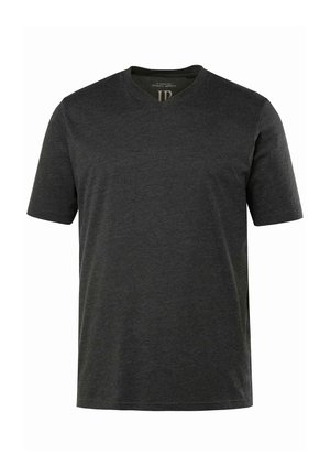 JP1880 GROSSE GRÖSSEN REINE V-AUSSCHNITT - T-shirt basic - charcoal gray melange