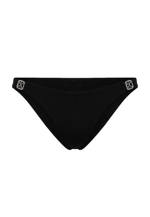 Calvin Klein Swimwear, DIPPED BIKINI BOTTOMS - EMBLEM - Bas de bikini - black