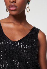 ONLY ONLANA SEQUINS - Top - black