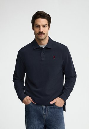Polo Club, POLOSHIRT MAN RIGBY GO PARKER POLO LS IO LONG SLEEVE LOOSE FIT - Polo - navy