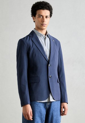 SINGLE BREASTED - Bleizers - navy melange