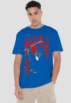 Cotton Soul, FRIDAY THE 13TH/JASON LIVES - T-Shirt print - royal blue