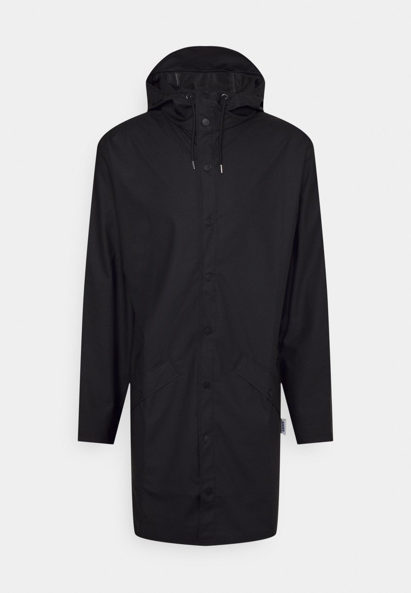 Rains - LONG JACKET UNISEX - Regnjakke / vandafvisende jakker - black, Forstør