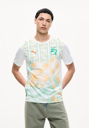 Puma IVORY COAST FIF AWAY REPLICA - Îmbrăcăminte echipe naționale - white/warm chestnut