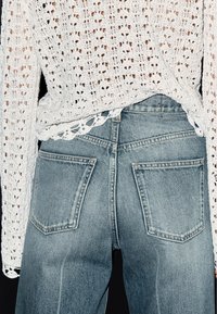 Massimo Dutti FLARED HIGH-WAIST - Flared Jeans - light blue