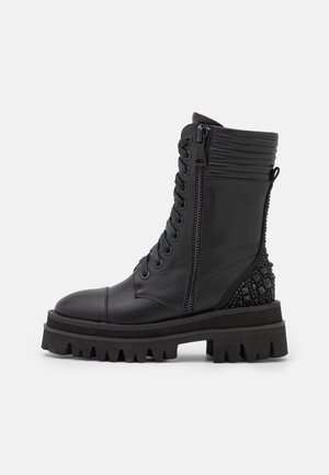 Bottines à plateau - black