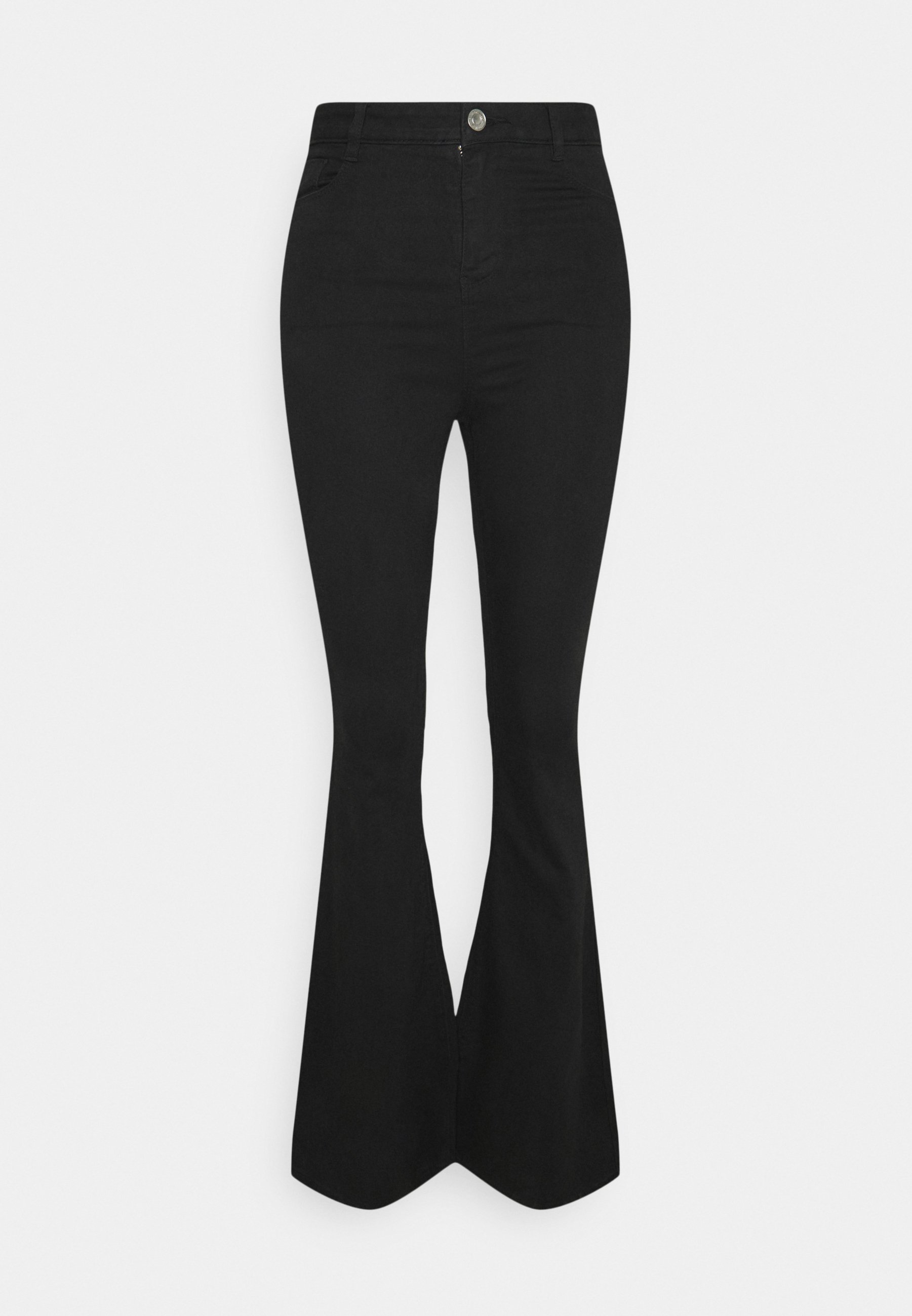 Black flared jeans