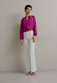 Veronica Beard SIONNE BLOUSE - Μπλούζα με μακριά μανίκια - bright magenta