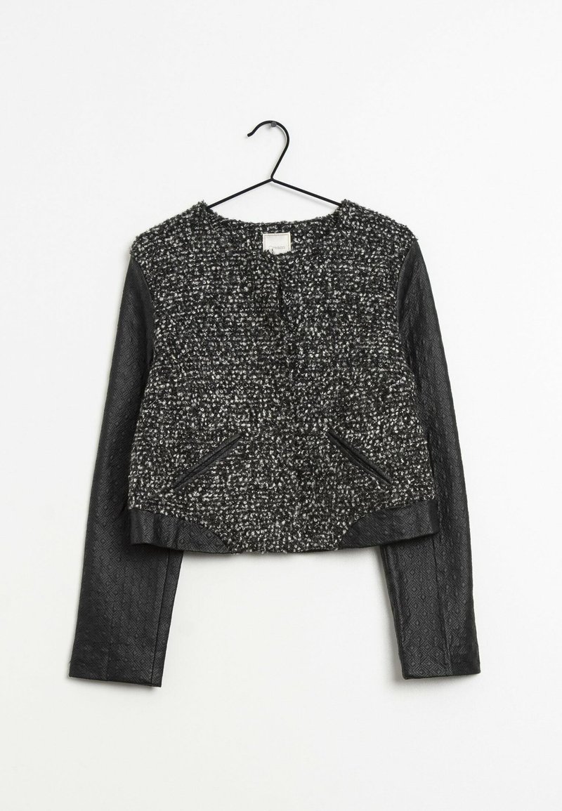 Cream Mezisezónní bunda - black