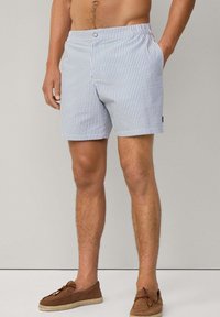 Hackett London SEERSUCKER TAILORED - Shorts da mare - jetty blue