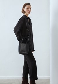 Zign LEATHER - Handbag - black