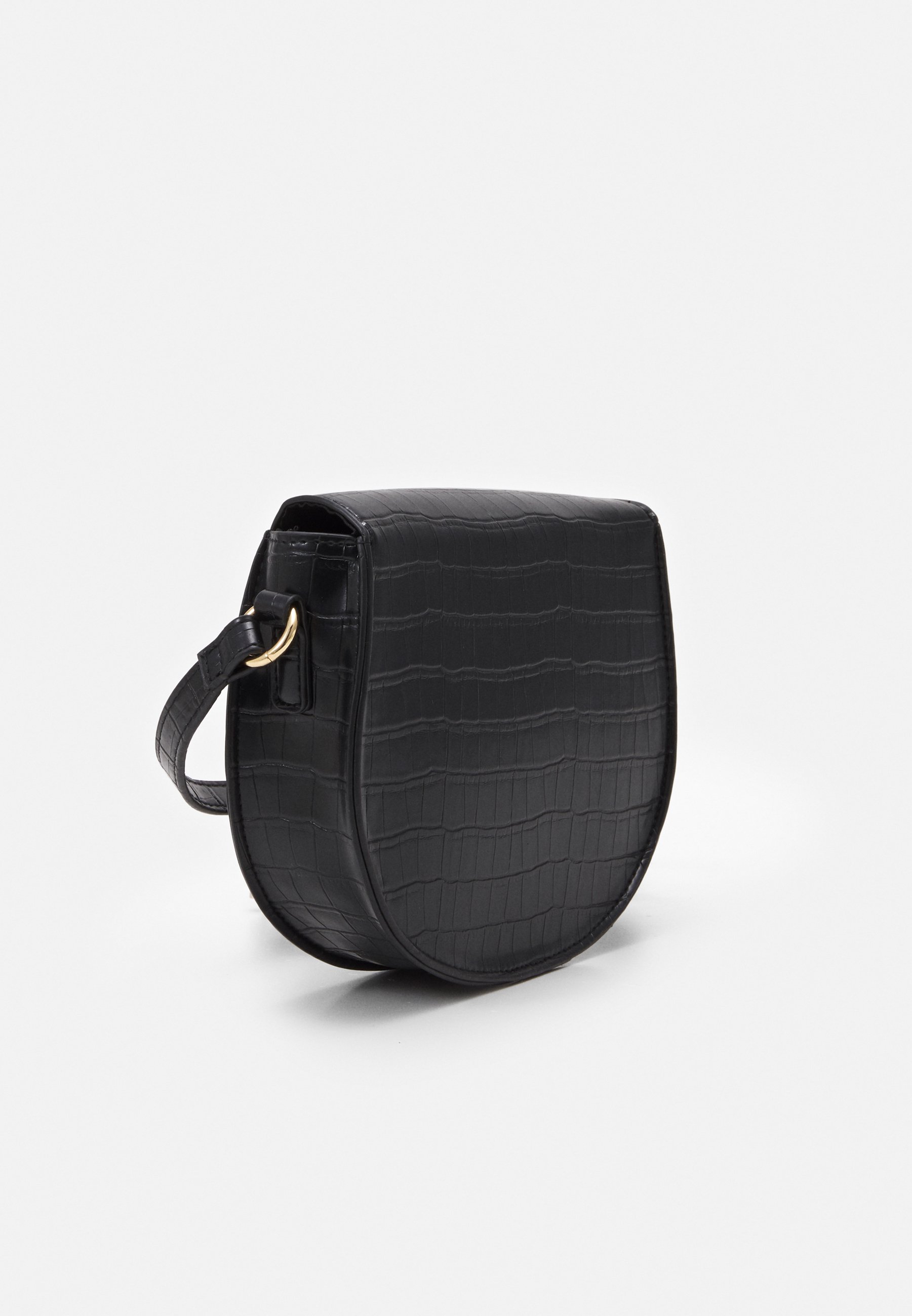 New Look ERIC CROC SADDLE BAG - Schoudertas - black/Zwart - Zalando.nl