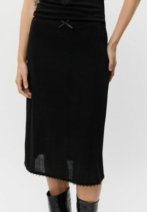MARLASW - sukňa v tvare A - black