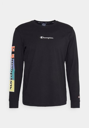 LONG SLEEVE CREWNECK - Top s dlouhým rukávem - black