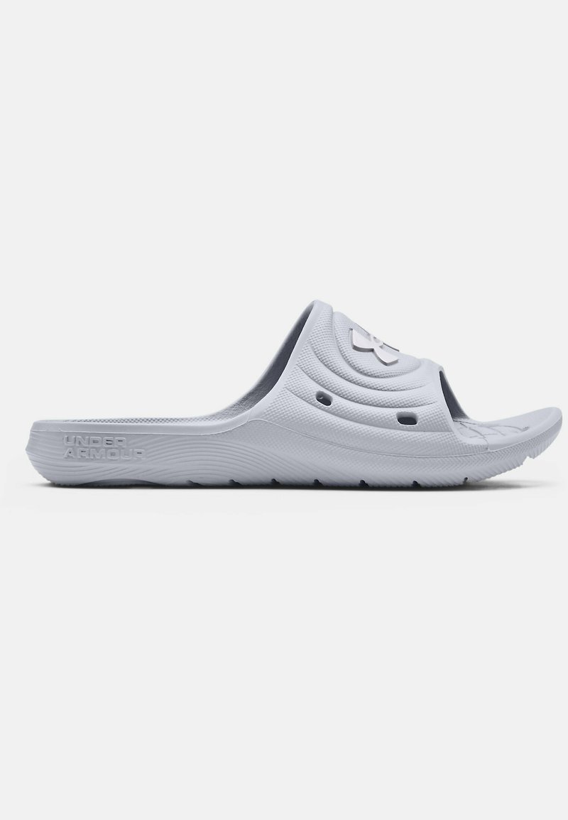 Kinder Riemchensandalen | Under Armour LOCKER Pantolette flach grey/grau - NA16144 Kinder Riemchensandalen | Under Armour LOCKER Pantolette flach grey/grau - NA16144