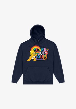 Henry Tiger CARE BEARS UNLOCK THE MAGIC CARE OUT LOUD - Mikina s kapucí - navy blue