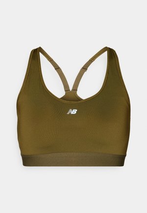 New Balance ESSENTIAL RUN - Sport-BH med medium stöd - woodland