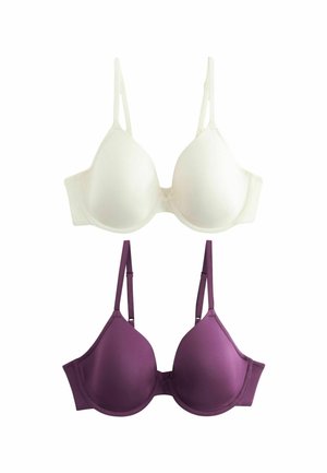 HOLLY FULL CUP PAD  TWO PACK - Merevítős melltartó - plum purple cream