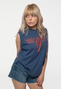 Paradiso Clothing VAN HALEN CLASSIC RED LOGO MUSCLE - Top - blue