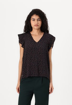 VIABIA V NECK - Blouse - black