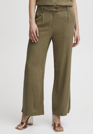 BYJOHANNA PANTS 3 - Kalhoty - burnt olive