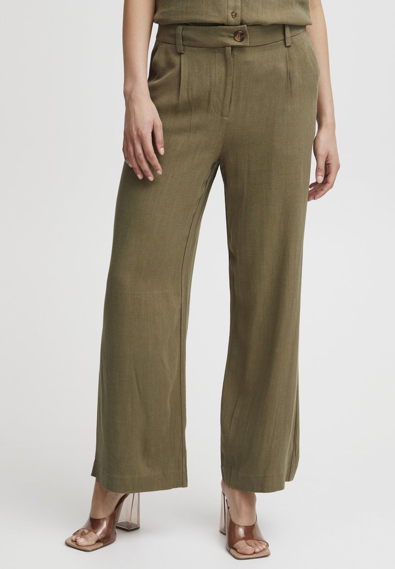 b.young - BYJOHANNA PANTS 3 - Stoffhose - burnt olive, Vergrößern