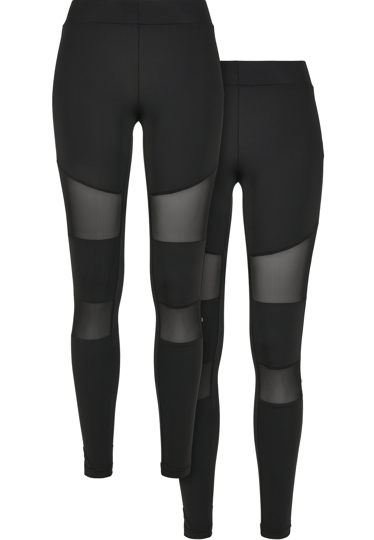 Urban Classics 2 PACK - Legging - black 