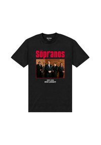 Henry Tiger THE SOPRANOS CAST - Triko s potiskem - black