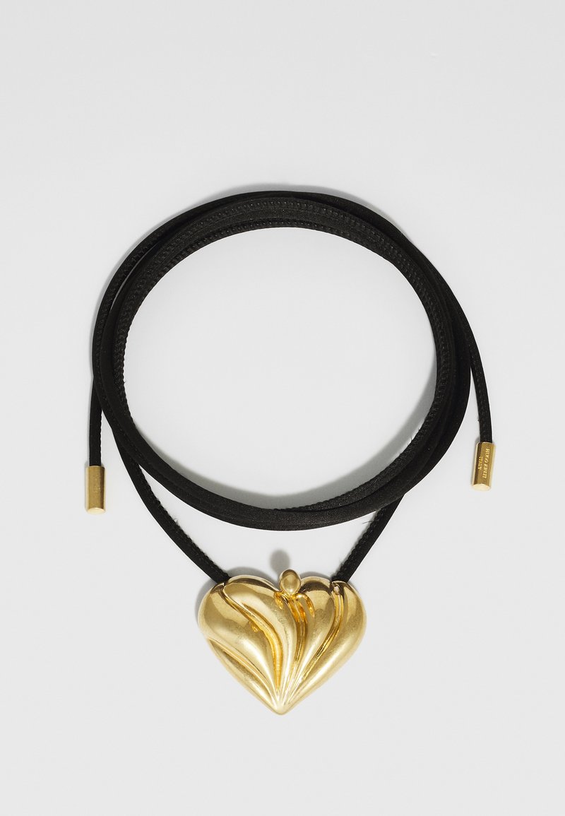 HUGO KREIT PISTIL HEART NECKLACE - Κολιέ - vintage gold-coloured