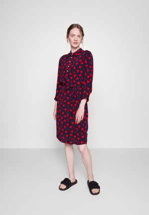 GANT COLLEGIATE HEART DRESS - Vestido de dia - classic blue