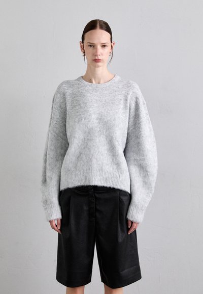 Helmut Lang APEX CREW BRUSH - Maglione - light heather grey