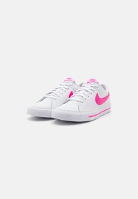 Nike Sportswear COURT LEGACY - Sportcipő - white/laser fuchsia