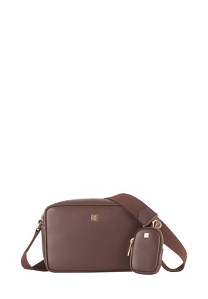 Cross body bag - darkbrown