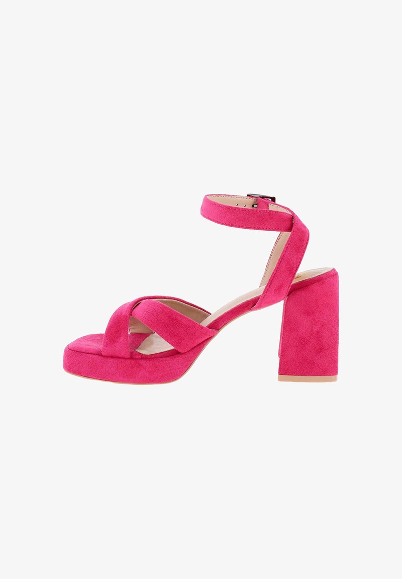 Blogger Sandalias con plataforma - rosa