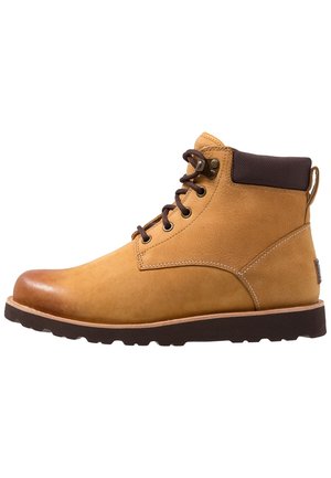 Schnürstiefelette - tan