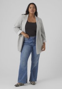 Vero Moda Curve Blazer - light grey melange